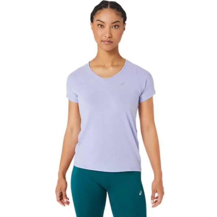 V-Neck SS Top-Asics Hot
