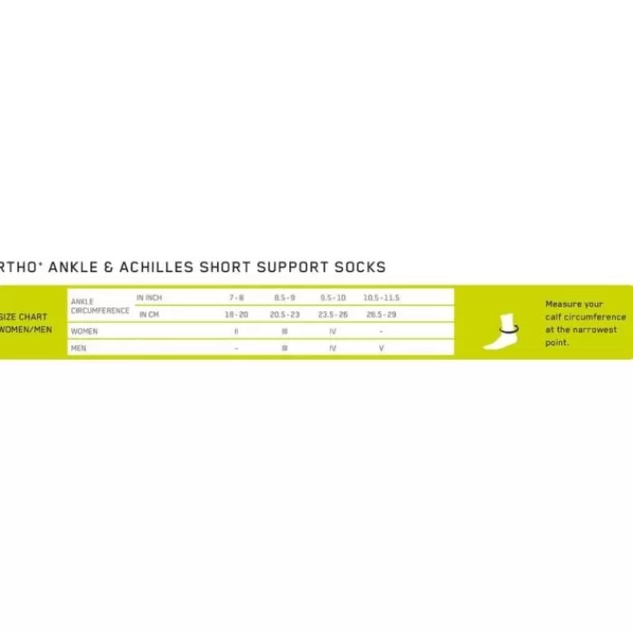 Ortho Compression Achilles Support Short Socks-CEP Clearance