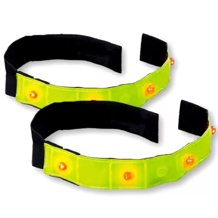 Reflective Armband With 4 Leds - 2 Pack-Endurance Online