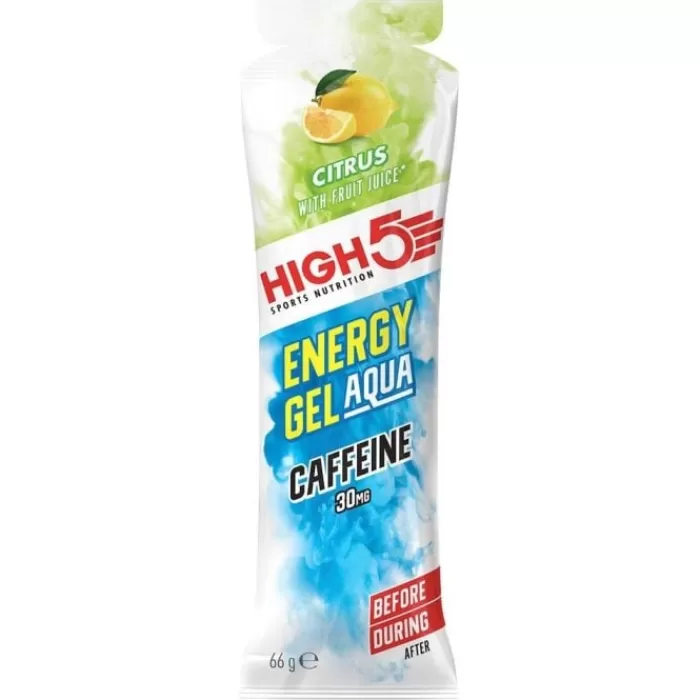Energy Gel Aqua Caffeine Citrus 66g-High5 Sale