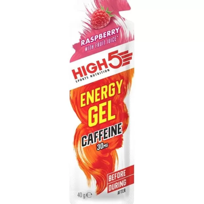 Energy Gel Caffeine 40g Rasberry-High5 Cheap