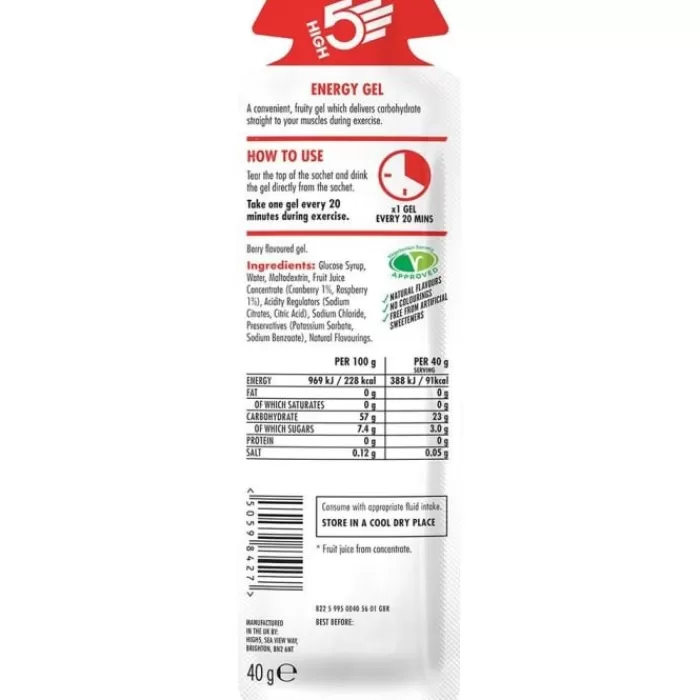 Energy Gel 40g Berry-High5 Discount