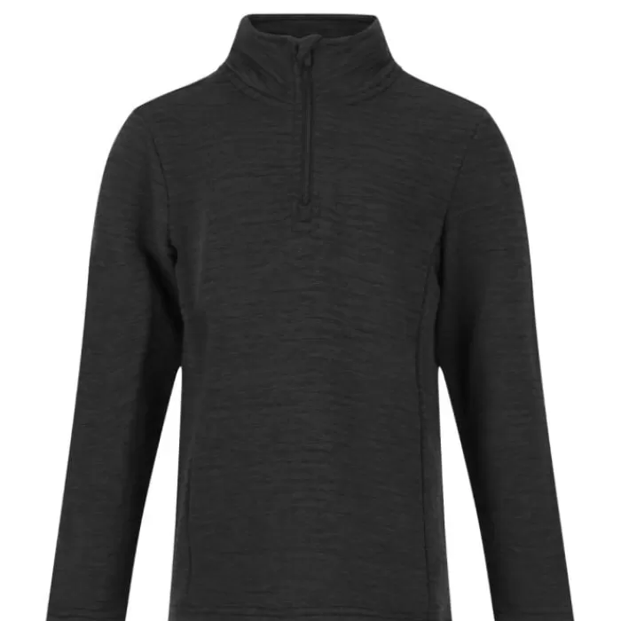 Pineapple Melange Half Zip Waffle Midlayer-Zigzag Discount